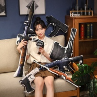 Pistolet en peluche créatif Sniper, coussin réconfortant unisexe en peluche courte, rembourrage en coton PP, 31-50cm, décoration pour bébé et la maison
