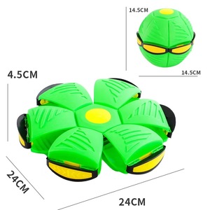 <span class=keywords><strong>UFO</strong></span> Zaubersball Outdoor Sport glühender flacher Wurf-Scheibe Spielzeug elastisch LED fliegende Untertasse ballufo zauberer fliegender Ball mit Licht-Spielzeug - Product Image 3