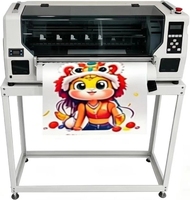 Imprimante DTF double XP600 A1 (60 cm) avec sécheur à secoueur, pack complet incluant 5 cartouches d'encre de 1000 ml et 1 rouleau de film de transfert