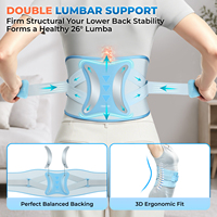 Ceinture chauffante lombaire rechargeable Tech Love avec large zone chauffante et massage par vibration pour le soutien du bas du dos