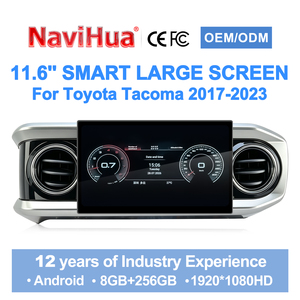 หน้าจอวิทยุติดรถยนต์ Android ขนาด 11.6 นิ้ว รุ่นใหม่ สำหรับ Toyota Tacoma ปี 2017-2023 ชุดหัวหน้าจออัตโนมัติ เครื่องเล่นมัลติมีเดีย Carplay ระบบนำทาง GPS - Product Image 4