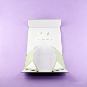 Nouveau produit papier couché promotionnel personnalisé grande boîte d'emballage pliante de crème solaire magnétique pour <span class=keywords><strong>les</strong></span> soins de la peau - Product Image 2