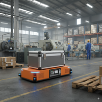 Robot de manutention intelligent AGV robuste RGV petite voiture nivellement automatisation de voiture plate-forme électrique omnidirectionnelle sans rail voiture