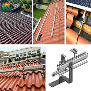 Soporte <span class=keywords><strong>de</strong></span> Montaje Solar Ajustable para Techo <span class=keywords><strong>de</strong></span> Tejas, Estructura <span class=keywords><strong>de</strong></span> Fijación <span class=keywords><strong>de</strong></span> Paneles Fotovoltaicos, Modular, Impermeable, <span class=keywords><strong>de</strong></span> Acero Inoxidable - Product Image 4