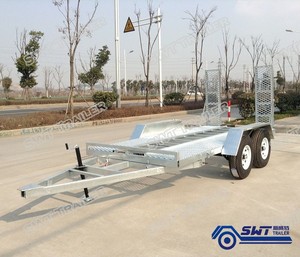 <span class=keywords><strong>Remorque</strong></span> pour engins de chantier à double essieu galvanisée 12x6 14x6 16x6 3500 kg ATM - Product Image 2