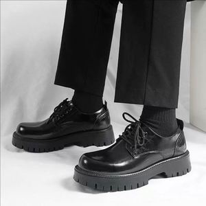 2025 Top Luxury Designer Plus Size Spring Men's Black Dress Shoes Lace up Platform Shoes Custom Shoes <b>Bags</b> - Product Image 5