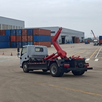 Camion à ordures à bras articulé à 6 roues, transmission manuelle/automatique pour une utilisation flexible dans la gestion des déchets urbains et ruraux