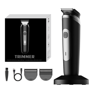 Tondeuse légère à approvisionnement exclusif entièrement lavable USB Rechargeable corps électrique rasoir privé pour hommes avec base de charge - Product Image 2