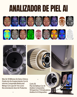 Analyseur de peau professionnel avec caméra 20MP et imagerie multi-spectrale pour usage en salon et en clinique