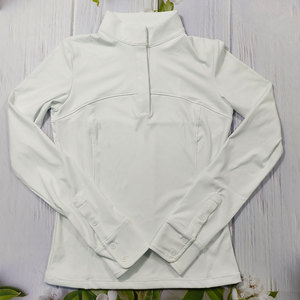 Chemise de spectacle blanche pour femmes équitation hauts à manches longues LOGO personnalisé vêtements équestres avec boutons - Product Image 6