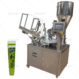 High speed tube sealer autometic ultrasonic plastic tube filling sealing machine for cosmetics paste