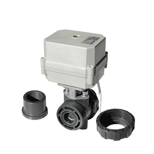 Válvula de bola eléctrica motorizada COVNA de 1 pulgada UPVC DC24V con doble unión y extremos de encaje, válvula de bola eléctrica mini de dos vías con ventana de 90 días - Product Image 4