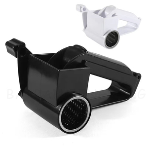 เครื่องหั่นชีสแบบหมุนด้วยมือเครื่องมือในห้องครัวเครื่องขูดเนยเครื่องขูดชีสแบบใช้มือสแตนเลสพร้อมอุปกรณ์ในครัวแบบมือถือ - Product Image 3