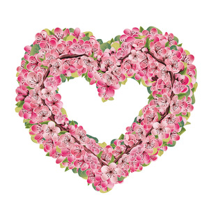 Guirnalda de Corazones y Rosas Rojas para el Día de San Valentín, Adorno Romántico de Papel para Colgar en la Puerta, Decoración para Fiestas y Bodas - Product Image 5