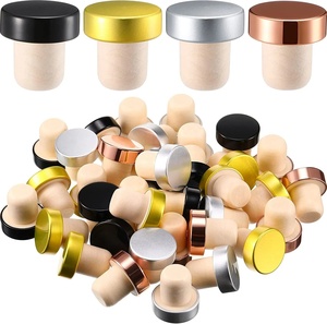 <span class=keywords><strong>Bouchon</strong></span> de liège en bois en forme de T personnalisé <span class=keywords><strong>bouchon</strong></span> de bouteille coloré pour bouteille en verre conception de cylindre pour bouteilles d'alcool - Product Image 3