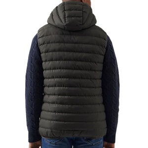 Veste de style manteau de couleur unie avec fermeture éclair, veste de mode pour homme, logo personnalisé, poches fonctionnelles pour l'hiver, manteaux pour homme - Product Image 5