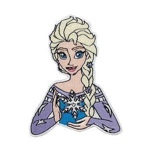 Miếng Vá Hình Nhân Vật Hoạt Hình Tùy Chỉnh Miếng Vá Thêu Công Chúa Thời Trang - Product Image 1