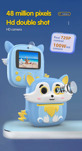 Cámara de Impresión Instantánea P7 para Niños, Pantalla de 2.4 Pulgadas, Lente Dual, 1080P, Diseño de Zorro de Dibujos Animados, Cámara Digital de Impresión Térmica para Niños - Product Image 5