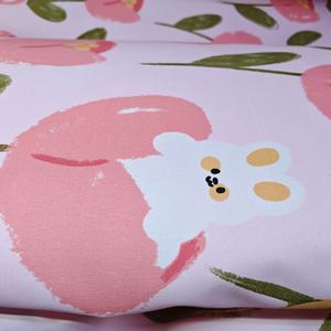 2026年中国高密度100%涤纶床单面料供应商分散印花拉绒面料超细纤维面料卷 - Product Image 3