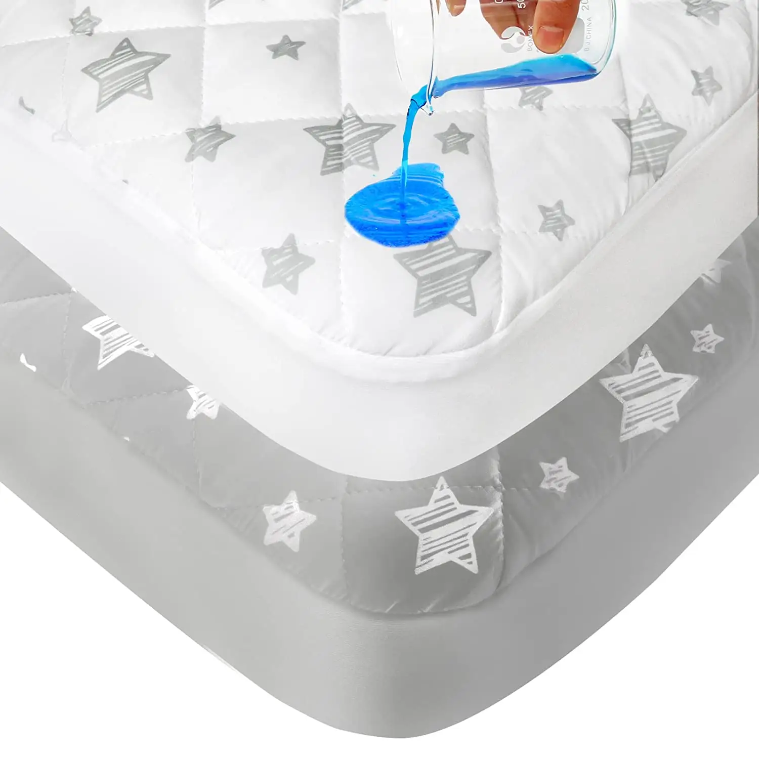 מותאם אישית עיצוב עמיד למים צמר תינוק עריסה מצויד מזרן כרית כיסוי עבור פעוט