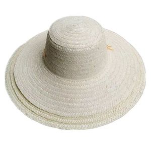 <b>Straw</b> <b>Hat</b> Large Brim Wheat <b>Straw</b> Unisex Summer Outdoor Protection <b>Hat</b> - Product Image 3