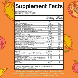 טעם מותאם אישית multitamin נוזלי תוסף ויטמין נוזלי עבור קידום שיער סוכר חינם קידום פיתוח שיער multitamin - Product Image 4