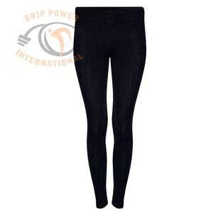 Women's Grey Charcoal Nylon Polyester Swimming <b>Leggings</b> with Drawstring Closure and Printed Pattern - Product Image 2