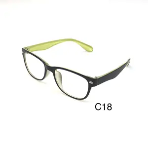 Factory Wholesale Classic Computer Glasses Ultralight Blue Light Hot Sale Rectangular Promotional TR90 Optical Frames