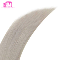 Extensions de cheveux remy en vison naturel, colorées, sans couture, anneau microlink, 12a, 10 pièces, livraison directe depuis dhl