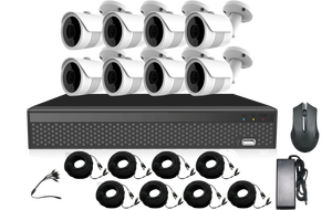 AHD <span class=keywords><strong>Kit</strong></span> 2MP 8CH XVR <span class=keywords><strong>Kit</strong></span> camera dome camera bullet CCTV camera home security surveillance SECURITY SYSTEM - Product Image 3