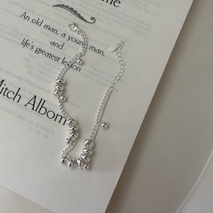 S925 Sterling Silver Bạc Hàn Quốc Phong Cách Thời Trang Chuỗi Vòng Đeo Tay Đơn Giản Cơ Bản Mô Hình Với Niche Thiết Kế Trang Sức Thanh Lịch - Product Image 4