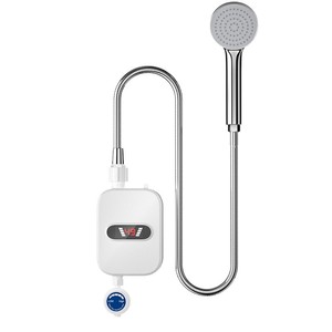 Chauffe-eau électrique instantané 3000W-3999W avec affichage LED et contrôle par micro-ordinateur, unité de douche autonome - Product Image 5
