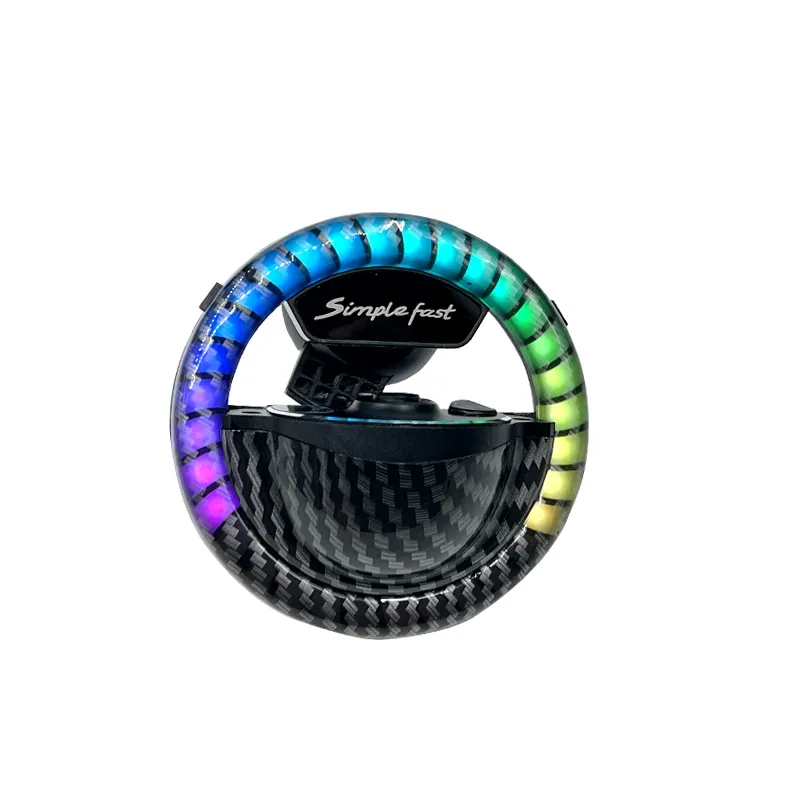 Multicolor Car Vent Freshener Atmosphere Lamp Rhythm Light With Music Pick Up Light Voice-controlled