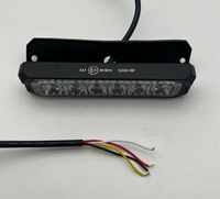 Feux de signalisation d'urgence à 6 LED Emark pour calandre de voiture, ambre, 12V 24V, feux de position latéraux pour remorques tout-terrain, camions pick-up