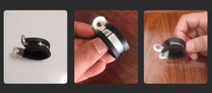 Abrazadera <span class=keywords><strong>de</strong></span> manguera aislada acolchada <span class=keywords><strong>de</strong></span> goma tipo P <span class=keywords><strong>de</strong></span> <span class=keywords><strong>hierro</strong></span> galvanizado a <span class=keywords><strong>precio</strong></span> bajo al por mayor - Product Image 4