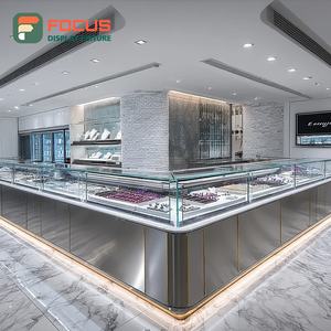 Sistema de Exhibición para Joyería de Lujo, Vitrina de Vidrio con Acabado Laminado para Tiendas de Marca - Product Image 5