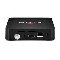 Receptor de TV Digital Satelital ADTV Android Híbrido 4K DVB S2X T2 C, Receptor Inteligente OTT, Compatible con H.265 HEVC, IPTV