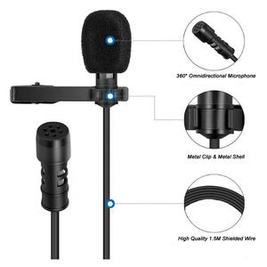 Micrófono de solapa con clip, condensador omnidireccional, Mini-XLR de 4 pines, <span class=keywords><strong>para</strong></span> transmisores inalámbricos <span class=keywords><strong>Shure</strong></span>, vlogs, escenarios y presentadores. - Product Image 3