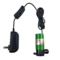 Adaptateur SY-1016 35W 12V 220V Mini pompe à eau submersible avec fraise à rainurer pour nettoyage de fontaine d'aquarium d'étang