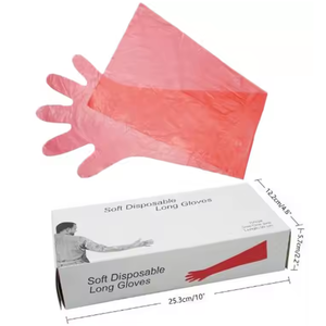 Guante veterinario desechable con guantes largos hasta el brazo para granja - Product Image 1