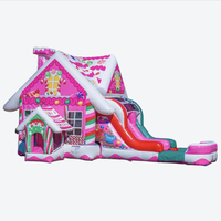 Combo Inflable de Dulces FUN BOUNCE - Material de PVC para Uso Comercial en Exteriores