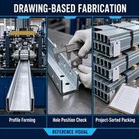Structure Modulaire Préfabriquée Symétrique en Acier Revêtu Zn-Al-Mg S350GD, Membres Boulonnés Galvanisés à Chaud, Usage Commercial