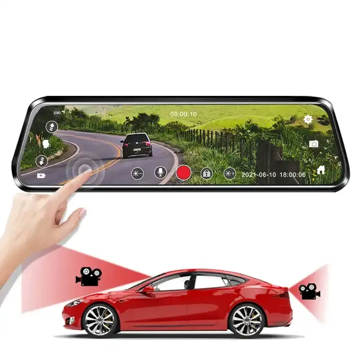 10 inch car truck black box driving recorder HD 1080P 170 degree wide-angle car camera DVR recorder