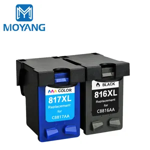 Moyang совместимый для hp816 hp817 чернильный картридж, который используется для струйного принтера hp 816 817 для hp DeskJet 3538 3558 3658 3668 3743 3748 3848 3918 принтер