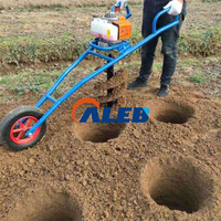 Meilleure Vente Tarière Manuelle Perceuse à Terre Prix Économique Équipement de Creusement Matériel Agricole Machine de Forage au Sol
