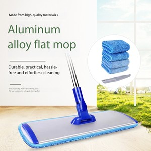 Mopa <span class=keywords><strong>de</strong></span> Microfibra con Mango <span class=keywords><strong>de</strong></span> Aleación <span class=keywords><strong>de</strong></span> Aluminio, Incluye 4 Almohadillas, Envío en 48 Horas, <span class=keywords><strong>para</strong></span> <span class=keywords><strong>Limpieza</strong></span> <span class=keywords><strong>de</strong></span> Pisos - Product Image 2