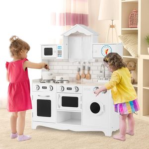 Set da Cucina per Bambini in Legno Colorato Fatto a Mano, Marca Yuyi, Gioco di Ruolo per Piccoli Chef con Logo Personalizzato - Product Image 5