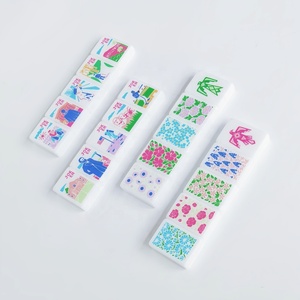 Factory Direct Wholesale 1.44 Inch Luxury Crisp White Acrylic American Mahjong Tiles, Mahjong Set (160 Tiles) for <strong>Entertainment</strong> - Product Image 2
