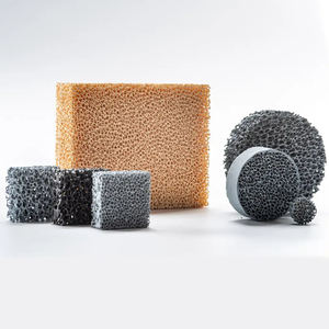 Monolithe en céramique de nid d'abeilles de mousse poreuse de carbure de silicium Application en céramique industrielle avec le service de coupe - Product Image 2