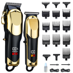 Máy Cắt Tóc Nam Chuyên Nghiệp Có Màn Hình LED, Tiếng Ồn Thấp, Có Dây Và Không Dây - Product Image 1